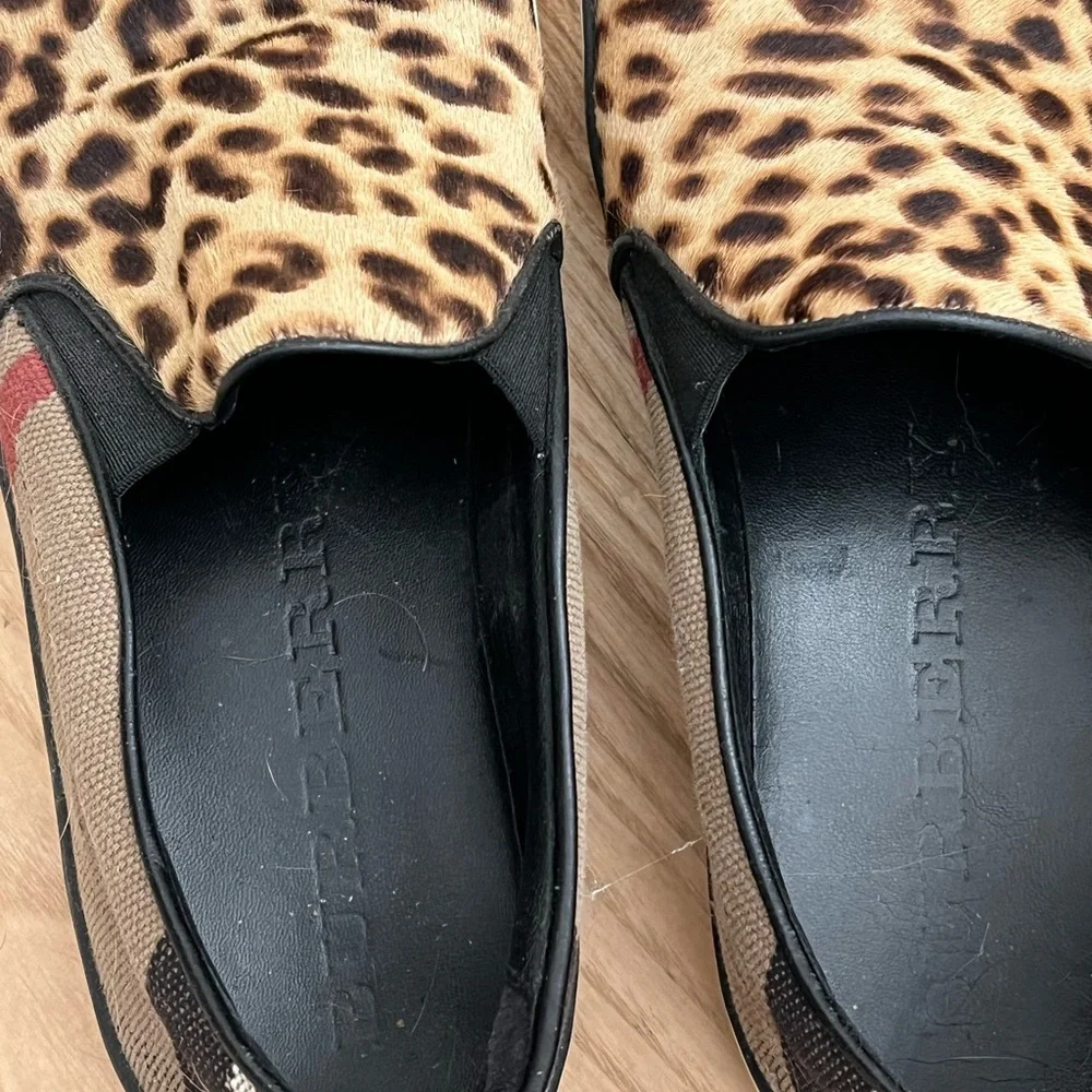 Burberry Leopard Print Flats shoes keds - Picture 4 of 13